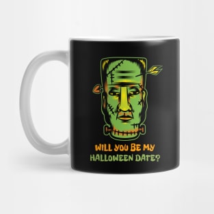 Will You Be My Halloween Date? - Frankenstein Mug